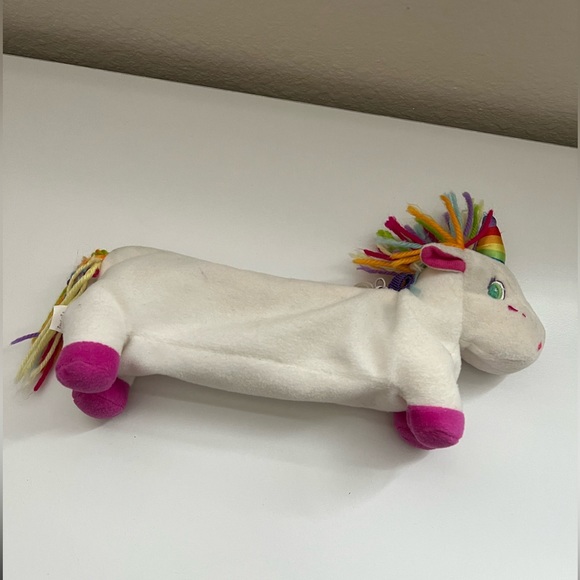 Vintage lisa frank markie unicorn pencil case holder